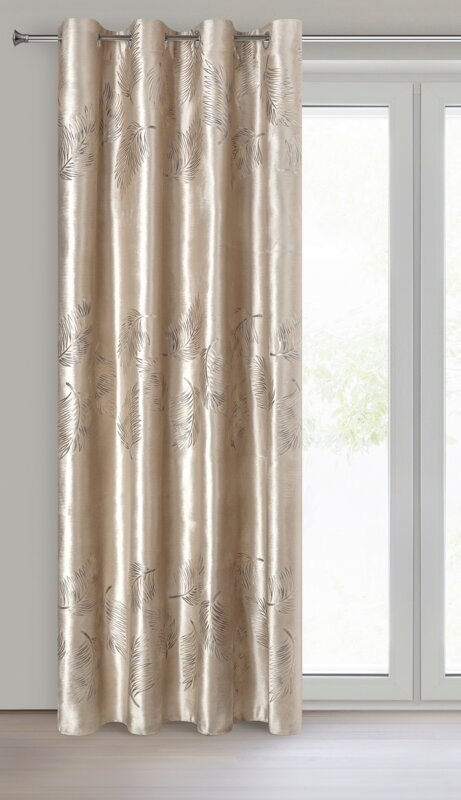 ZASŁONA GOTOWA IDALIA 140 X 250 CM BEŻOWY ZASŁONA GOTOWA IDALIA 140 X 250 CM BEŻOWY