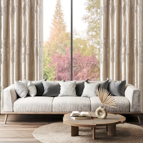 ZASŁONA GOTOWA IDALIA 140 X 250 CM BEŻOWY ZASŁONA GOTOWA IDALIA 140 X 250 CM BEŻOWY