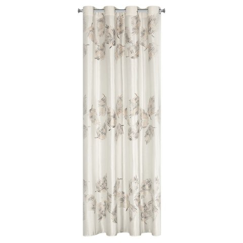 ZASŁONA GOTOWA IDALIA 140 X 250 CM KREMOWY ZASŁONA GOTOWA IDALIA 140 X 250 CM KREMOWY