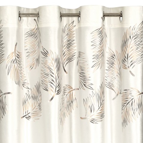 ZASŁONA GOTOWA IDALIA 140 X 250 CM KREMOWY ZASŁONA GOTOWA IDALIA 140 X 250 CM KREMOWY