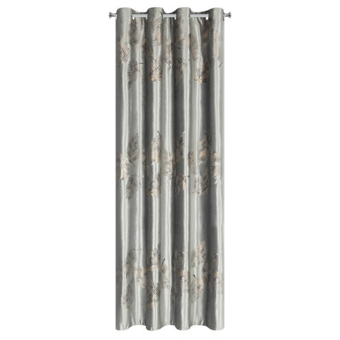 ZASŁONA GOTOWA IDALIA 140 X 250 CM SREBRNY ZASŁONA GOTOWA IDALIA 140 X 250 CM SREBRNY