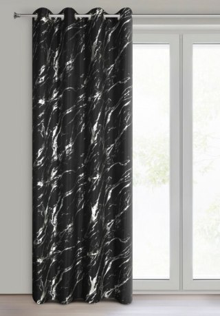 ZASŁONA GOTOWA LANI 140 X 250 CM CZARNY