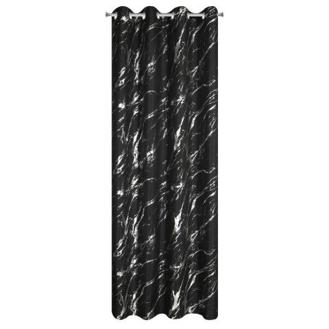 ZASŁONA GOTOWA LANI 140 X 250 CM CZARNY ZASŁONA GOTOWA LANI 140 X 250 CM CZARNY