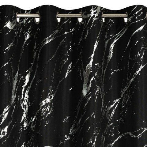 ZASŁONA GOTOWA LANI 140 X 250 CM CZARNY ZASŁONA GOTOWA LANI 140 X 250 CM CZARNY