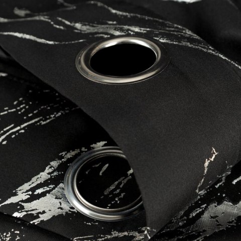 ZASŁONA GOTOWA LANI 140 X 250 CM CZARNY ZASŁONA GOTOWA LANI 140 X 250 CM CZARNY