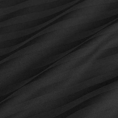 Pościel satyna bawełniana CIZGILI BLACK/160x200 EXCLUSIVE