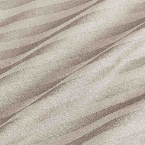 Pościel satyna bawełniana CIZGILI CREAM/160x200 EXCLUSIVE