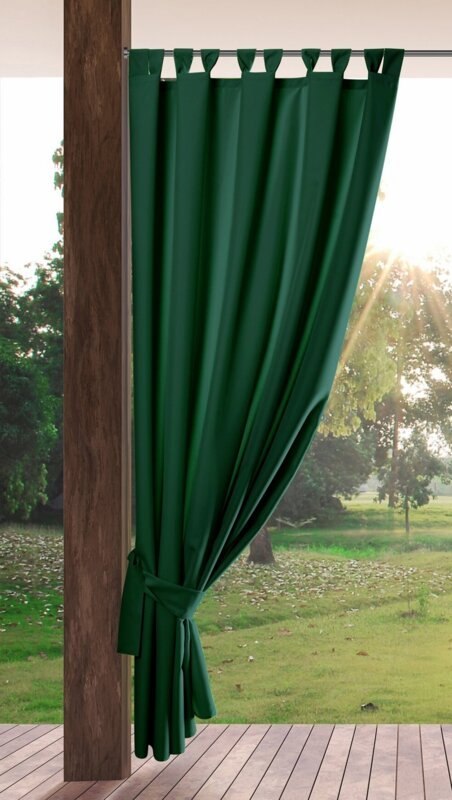 ZASŁONA GOTOWA GARDEN NA SZELKACH 155 X 220 CM CIEMNOZIELONY ZASŁONA GOTOWA GARDEN NA SZELKACH 155 X 220 CM CIEMNOZIELONY