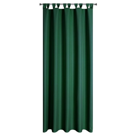 ZASŁONA GOTOWA GARDEN NA SZELKACH 155 X 220 CM CIEMNOZIELONY ZASŁONA GOTOWA GARDEN NA SZELKACH 155 X 220 CM CIEMNOZIELONY