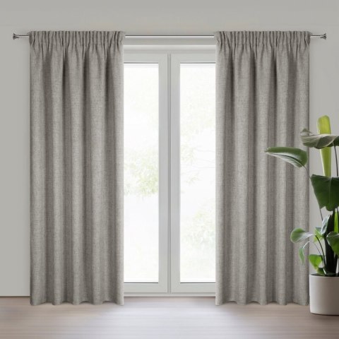 ZASŁONA GOTOWA JULA2 NA TAŚMIE 140 X 270 CM CIEMNOBEŻOWY ZASŁONA GOTOWA JULA2 NA TAŚMIE 140 X 270 CM CIEMNOBEŻOWY