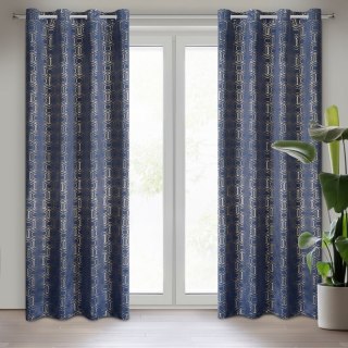 ZASŁONA GOTOWA KAJA 135 X 250 CM GRANATOWY