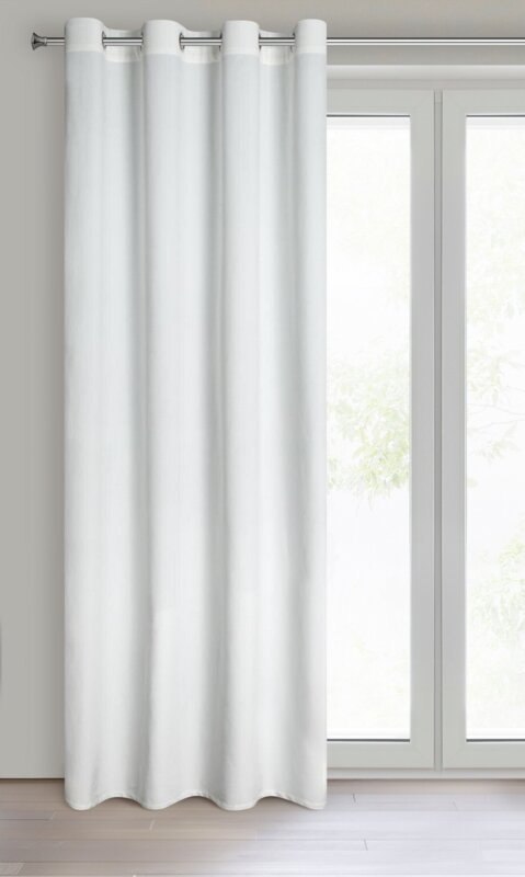 ZASŁONA GOTOWA MELANIE 140 X 250 CM BIAŁY ZASŁONA GOTOWA MELANIE 140 X 250 CM BIAŁY