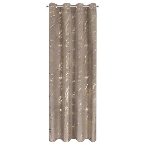 ZASŁONA GOTOWA MOLLY 140 X 250 CM BRĄZOWY