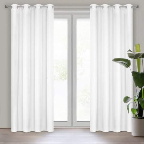 ZASŁONA GOTOWA RITA 140 X 250 CM BIAŁY ZASŁONA GOTOWA RITA 140 X 250 CM BIAŁY