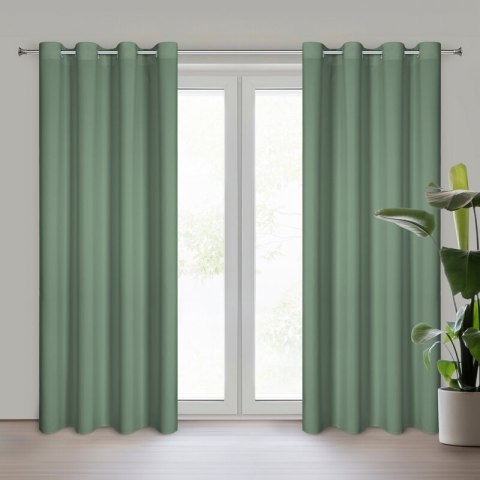 ZASŁONA GOTOWA RITA 140 X 250 CM CIEMNOMIĘTOWY ZASŁONA GOTOWA RITA 140 X 250 CM CIEMNOMIĘTOWY