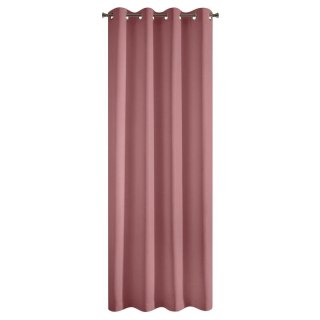 ZASŁONA GOTOWA RITA 140 X 250 CM CIEMNORÓŻOWY