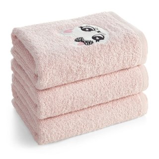 RĘCZNIK DZIECIĘCY BABY72 70 X 140 CM RÓŻOWY