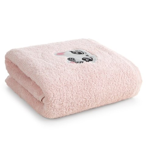 RĘCZNIK DZIECIĘCY BABY72 70 X 140 CM RÓŻOWY