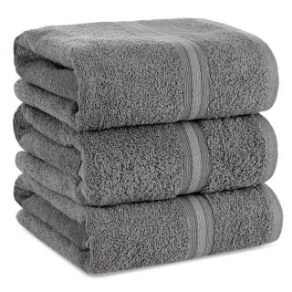 RĘCZNIK TRIS (08) 70 X 140 CM STALOWY