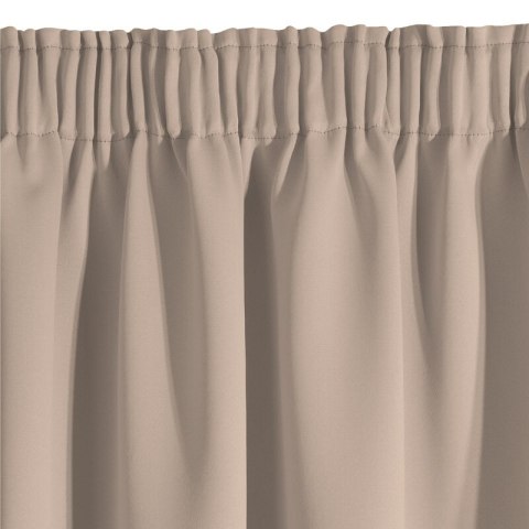 ZASŁONA GOTOWA LOGAN NA TAŚMIE 135 X 270 CM BEŻOWY ZASŁONA GOTOWA LOGAN NA TAŚMIE 135 X 270 CM BEŻOWY