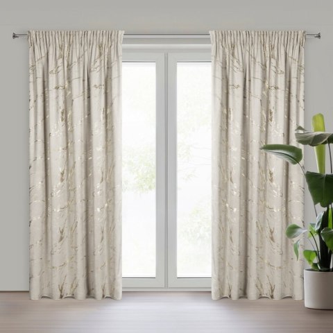 ZASŁONA GOTOWA MOLLY NA TAŚMIE 140 X 270 CM BEŻOWY