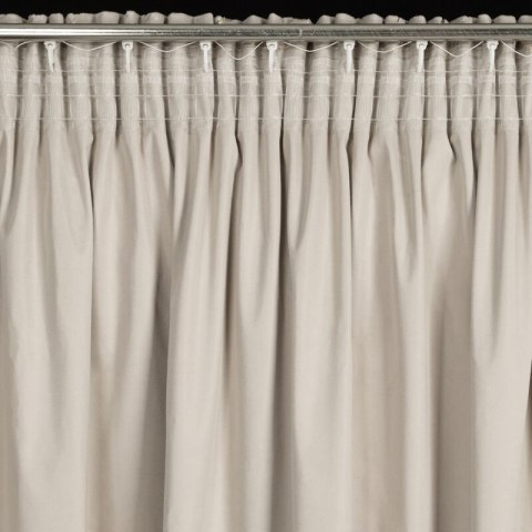 ZASŁONA GOTOWA MOLLY NA TAŚMIE 140 X 270 CM BEŻOWY