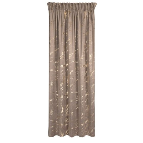 ZASŁONA GOTOWA MOLLY NA TAŚMIE 140 X 270 CM BRĄZOWY