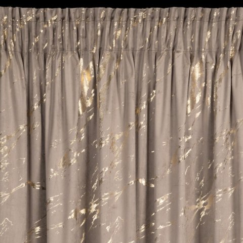 ZASŁONA GOTOWA MOLLY NA TAŚMIE 140 X 270 CM BRĄZOWY