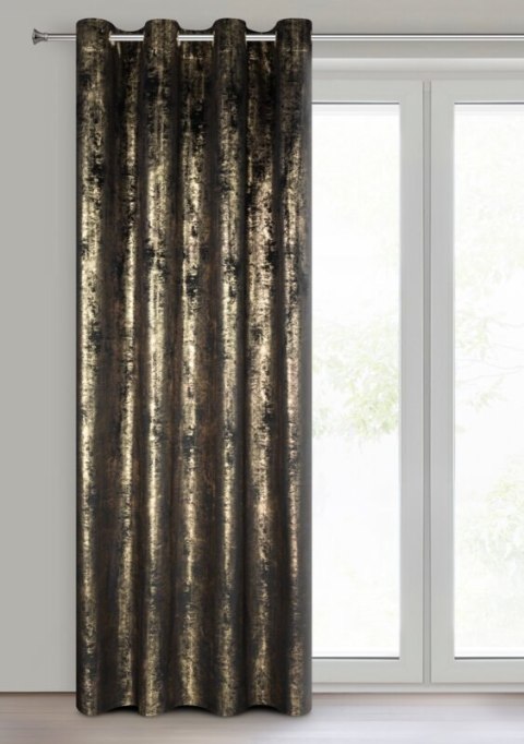 ZASŁONA GOTOWA RENIA 140 X 250 CM CZARNY ZASŁONA GOTOWA RENIA 140 X 250 CM CZARNY