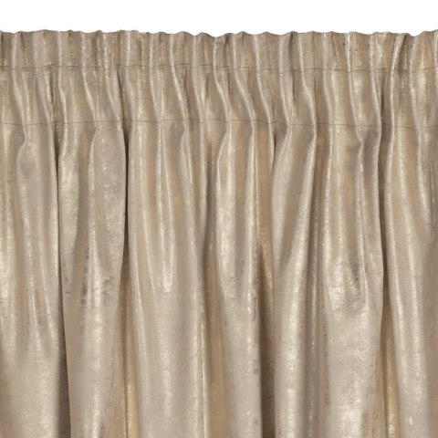 ZASŁONA GOTOWA RENIA NA TAŚMIE 140 X 270 CM BEŻOWY ZASŁONA GOTOWA RENIA NA TAŚMIE 140 X 270 CM BEŻOWY
