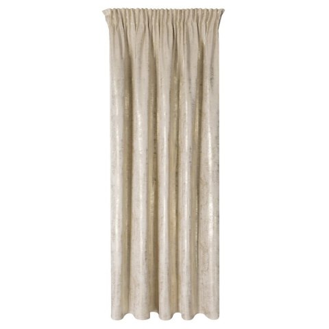 ZASŁONA GOTOWA RENIA NA TAŚMIE 140 X 270 CM JASNOBEŻOWY