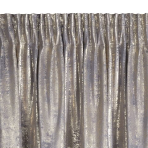 ZASŁONA GOTOWA RENIA NA TAŚMIE 140 X 270 CM STALOWY ZASŁONA GOTOWA RENIA NA TAŚMIE 140 X 270 CM STALOWY