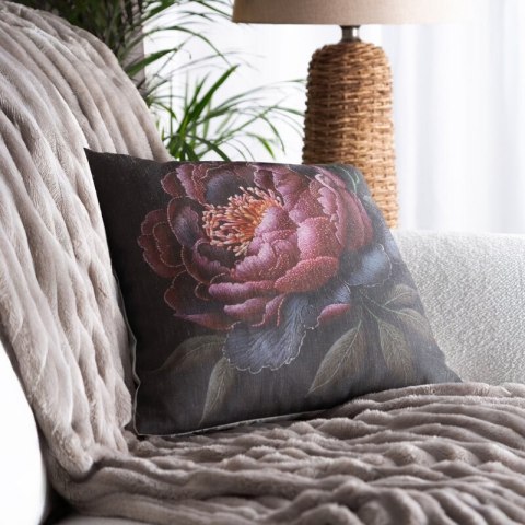 POSZEWKA LEN 54 45 X 45 CM CZARNY