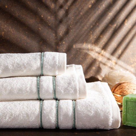 RĘCZNIK SIBEL (01) 50 X 90 CM KREMOWY