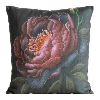 POSZEWKA SI/PO/LEN/54 45X45 CZAR+RÓŻ