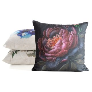 POSZEWKA SI/PO/LEN/54 45X45 CZAR+RÓŻ