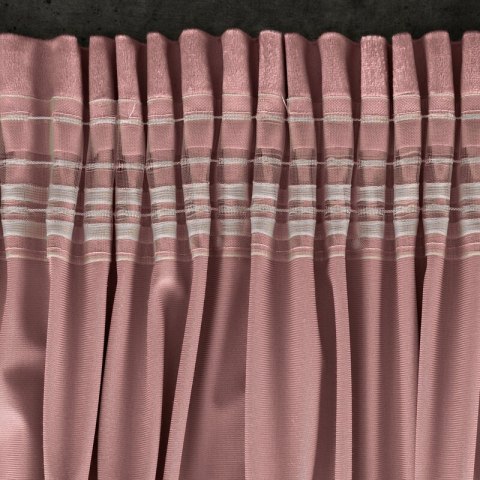 ZASŁONA GOTOWA D91 ROSA NA TAŚMIE 140 X 270 CM CIEMNORÓŻOWY ZASŁONA GOTOWA D91 ROSA NA TAŚMIE 140 X 270 CM CIEMNORÓŻOWY