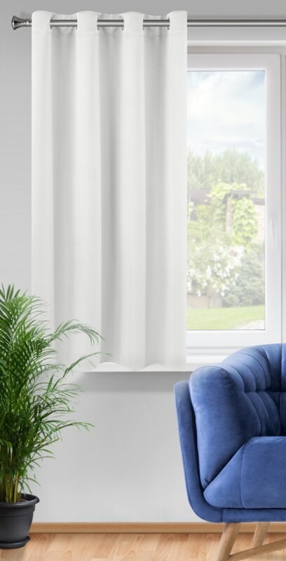 ZASŁONA GOTOWA LOGAN 140 X 175 CM BIAŁY