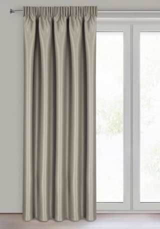 ZASŁONA GOTOWA SELINA NA TAŚMIE 140 X 270 CM CIEMNOBEŻOWY