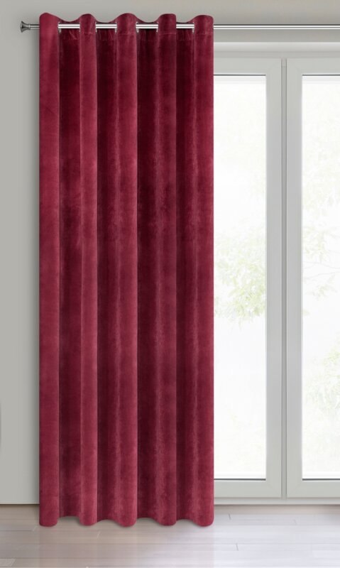 ZASŁONA GOTOWA VILLA 140 X 250 CM BORDOWY ZASŁONA GOTOWA VILLA 140 X 250 CM BORDOWY