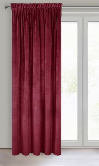 ZASŁONA GOTOWA VILLA NA TAŚMIE 140 X 270 CM BORDOWY