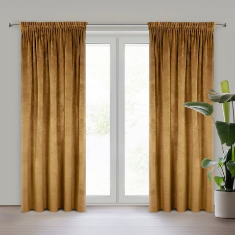 ZASŁONA GOTOWA VILLA NA TAŚMIE 140 X 270 CM MIODOWY ZASŁONA GOTOWA VILLA NA TAŚMIE 140 X 270 CM MIODOWY