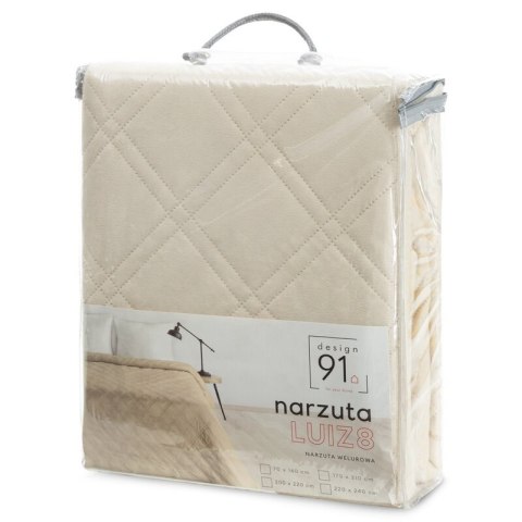 NARZUTA D91 LUIZ 8 220 X 240 CM BEŻOWY NARZUTA D91 LUIZ 8 220 X 240 CM BEŻOWY