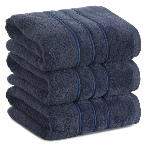 RĘCZNIK SIBEL (08) 70 X 140 CM GRANATOWY