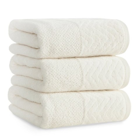 RĘCZNIK LOREN (01) 30 X 50 CM KREMOWY