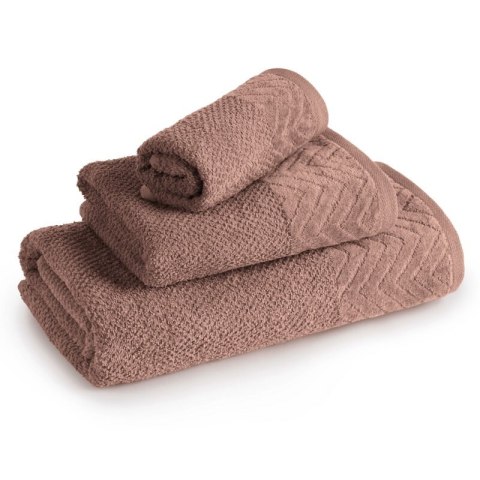 RĘCZNIK LOREN (06) 70 X 140 CM PUDROWY