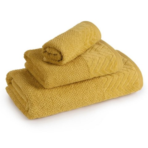 RĘCZNIK LOREN (07) 50 X 90 CM MUSZTARDOWY