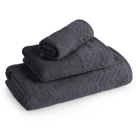 RĘCZNIK LOREN (11) 70 X 140 CM GRAFITOWY