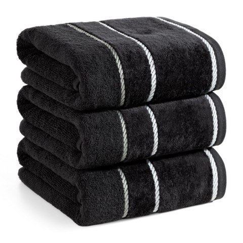 RĘCZNIK NEL (10) 50 X 90 CM CZARNY RĘCZNIK NEL (10) 50 X 90 CM CZARNY