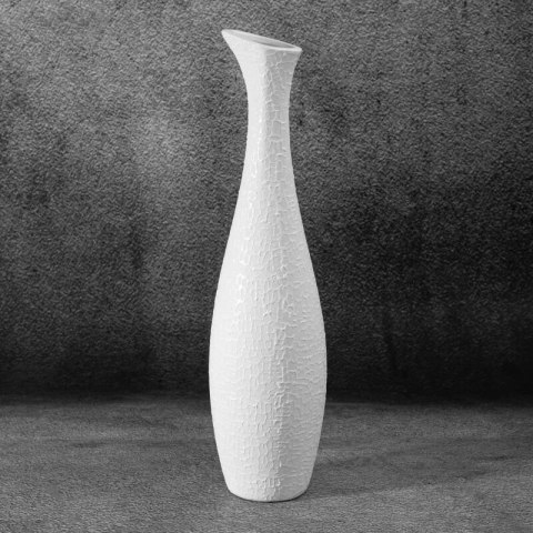 WAZON DEKORACYJNY RISO FI 15 X 60 CM BIAŁY WAZON DEKORACYJNY RISO FI 15 X 60 CM BIAŁY